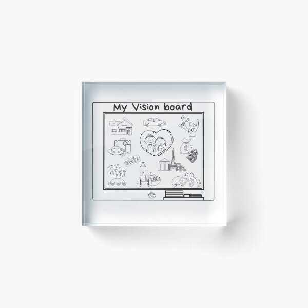 Item preview, Mental Training HS My Vision Board designed and sold by happystorehs.