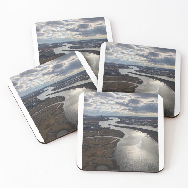 Item preview, Near NYC the Hudson River Ariel view designed and sold by Paintingladycat.