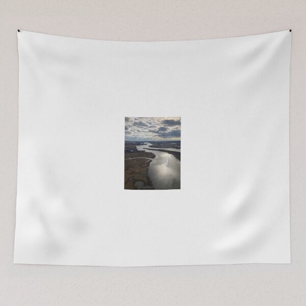 Item preview, Near NYC the Hudson River Ariel view designed and sold by Paintingladycat.