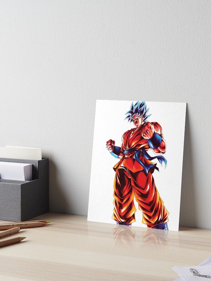 Kid Goku Super Saiyan Blue God Art Board Print for Sale by