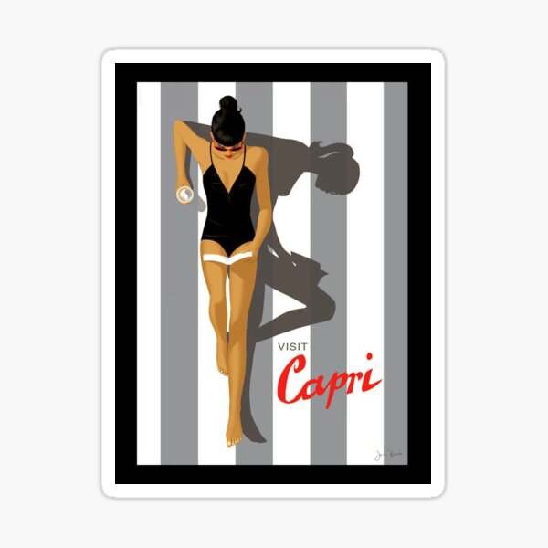 Artikel-Vorschau von Visit Capri, designt und verkauft von stickart-marek.