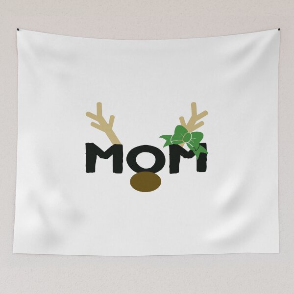 Item preview, Reindeer Mom Xmas Holiday Tee Green Matching Shirts White designed and sold by ArtikIceTees.