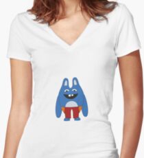Bingo Bronson Women's Fitted V-Neck T-Shirt