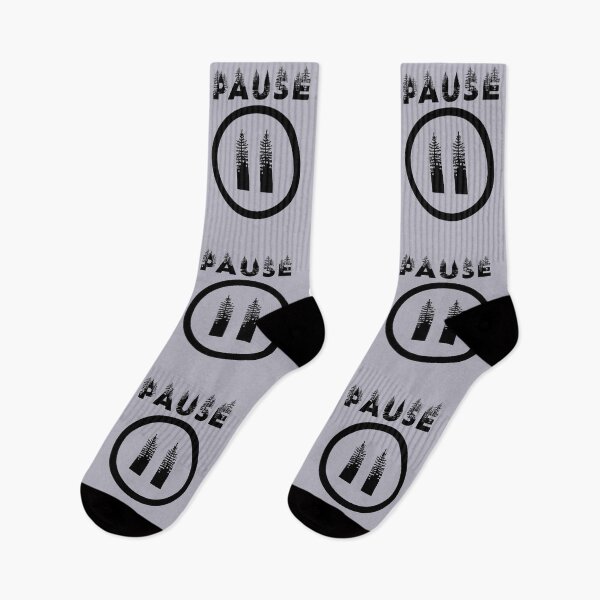 Item preview, PAUSE - black print designed and sold by tinytiger77.