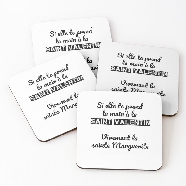 Item preview,  Valentine love quote "Saint Valentin, Sainte Marguerite" designed and sold by LaurentRuiz.