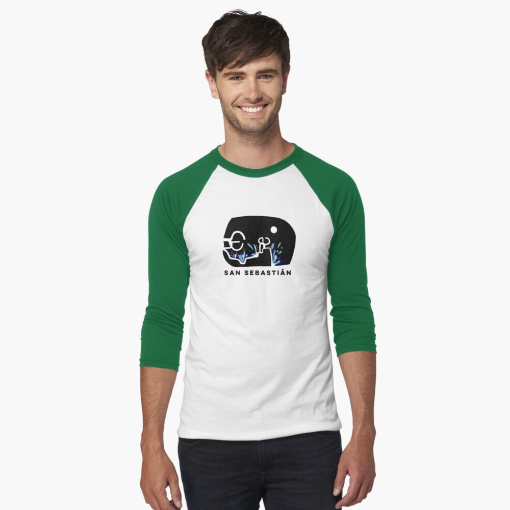 Vista previa del artículo con la obra «Camiseta ¾ estilo béisbol», diseñado y vendido por CovoStudio.