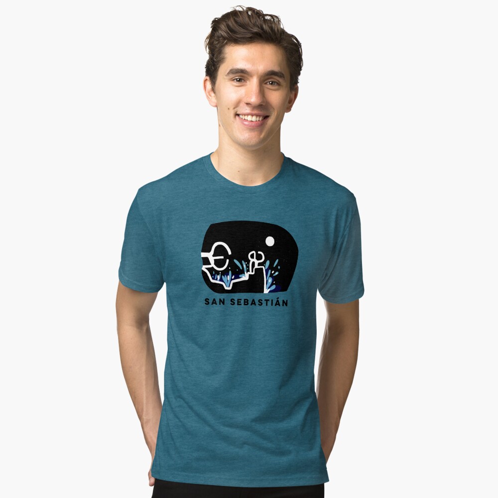 Vista previa del artículo con la obra «Camiseta de tejido mixto», diseñado y vendido por CovoStudio.