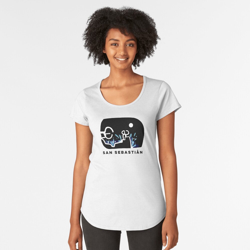 Vista previa del artículo con la obra «Camiseta premium de cuello ancho», diseñado y vendido por CovoStudio.