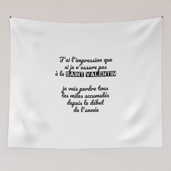 Item preview, Valentine love quote "The miles of Valentine's Day" designed and sold by LaurentRuiz.