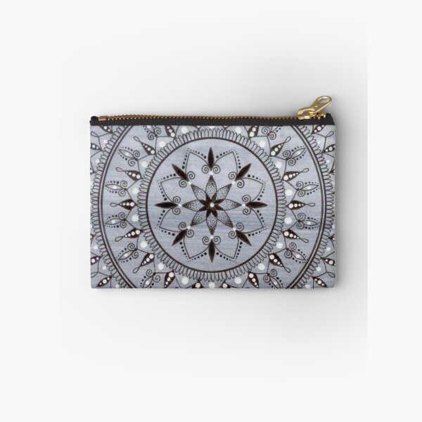 Item preview, Hand Drawn Grey And White Mandala designed and sold by Zedart.