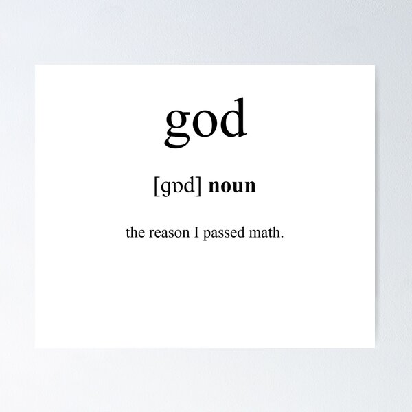 Artikel-Vorschau von God (Gott) Definition | Dictionary Collection, designt und verkauft von Designschmiede.