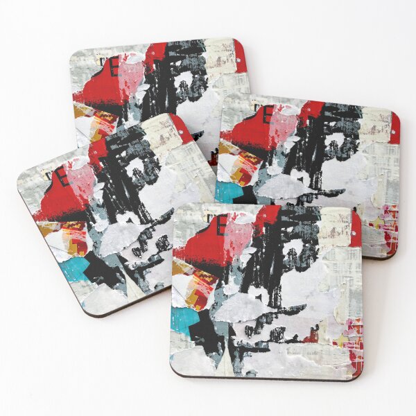 Item preview, Torn City Poster Artwork / Abstract / Decollage designed and sold by FuzzyHoney.