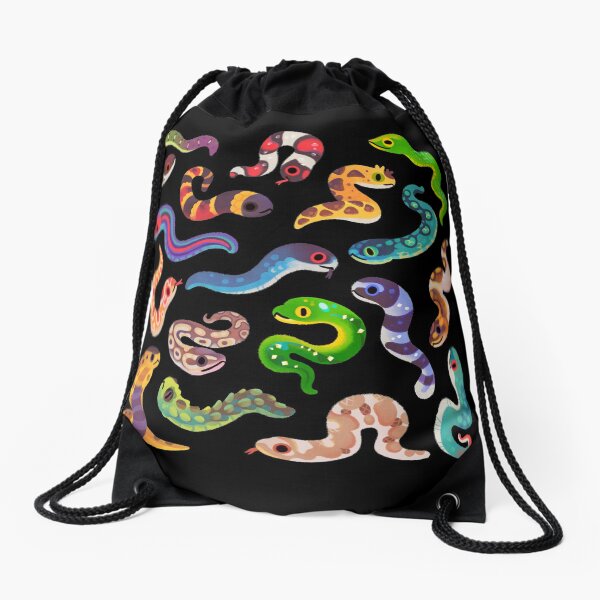 Serpent Day Drawstring Bag