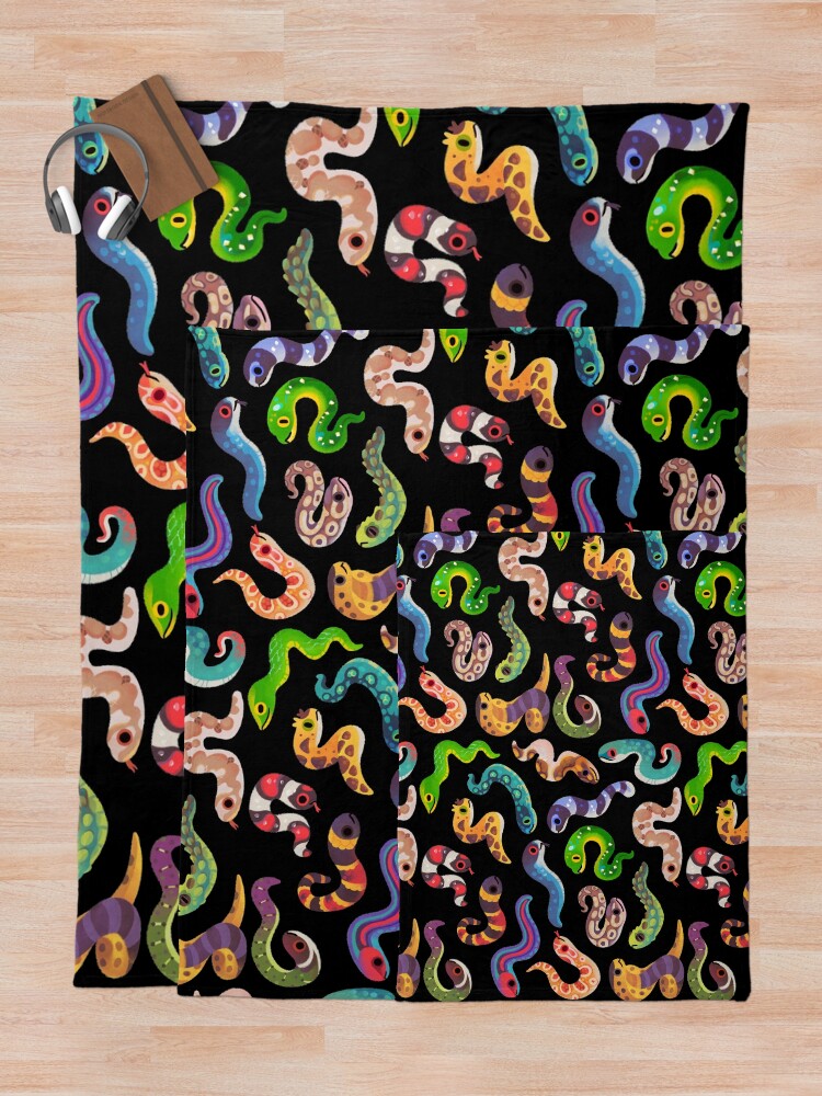 Alternate view of Serpent Day Throw Blanket