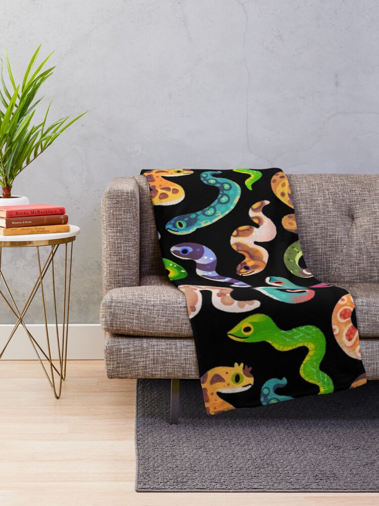 Alternate view of Serpent Day Throw Blanket