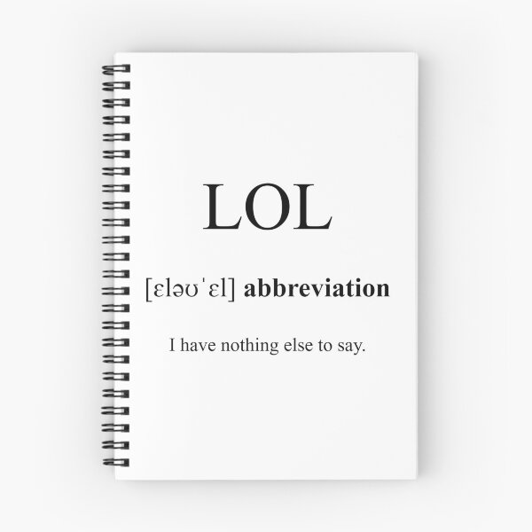 Item preview, LOL Definition | Dictionary Collection designed and sold by Designschmiede.