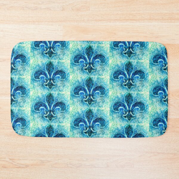Item preview, Fleur de lis Turquoise - Par le Mer  designed and sold by JanineRileyArt.