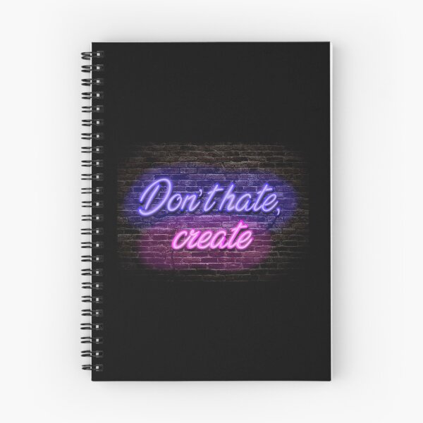 Item preview, Neon Sign; Don’t Hate, Create designed and sold by Taylor Hall.
