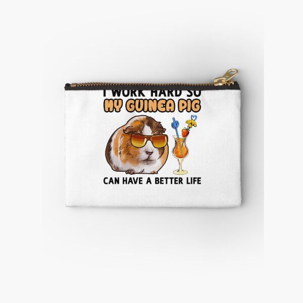 Item preview, Funny Guinea Pig TShirt Guinea Pig Lover Design "I work hard so my Guinea Pig can have a better life" designed and sold by adsman68.