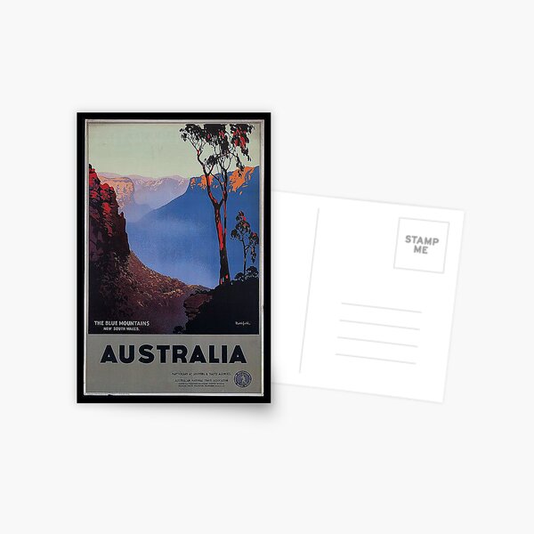 Item preview, Australia The Blue Mountains designed and sold by stickart-marek.