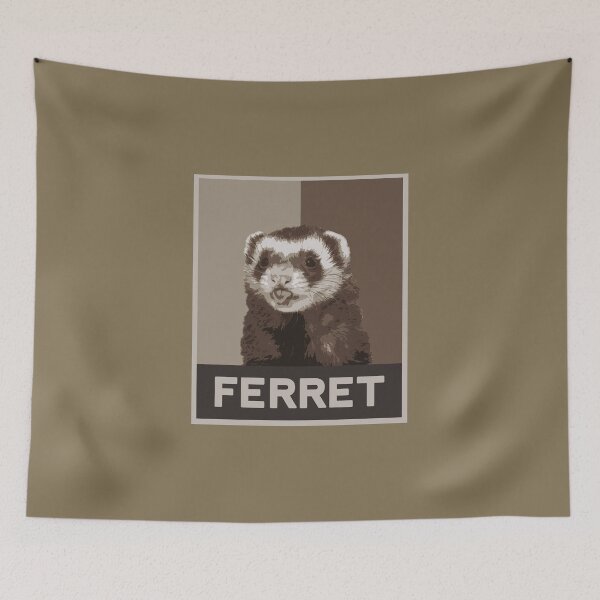 Item preview, Ferret Pop Art Style designed and sold by markstones.