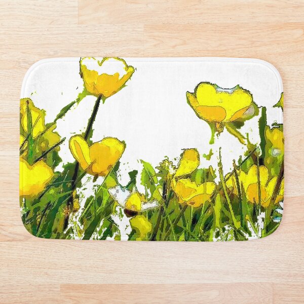 Buttercups Bath Mat