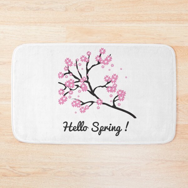 Item preview, Spring,Hello,Printing,Womens,Gift,Mother,Valentines,Love,flowers,Sakura,New,Art,Design designed and sold by Fiesta1000.