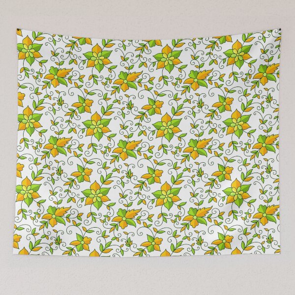 Item preview, abstract floral seamless pattern designed and sold by ashran.