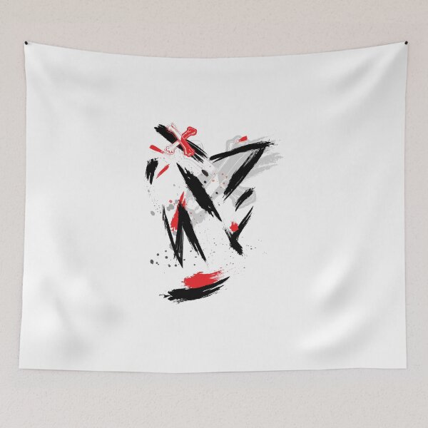 Item preview, Carlos De Vil Red and Black Brush designed and sold by Jaila Desper.