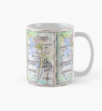 Swallows and Amazons map of Derwentwater by Sophie Neville - Classic Mug