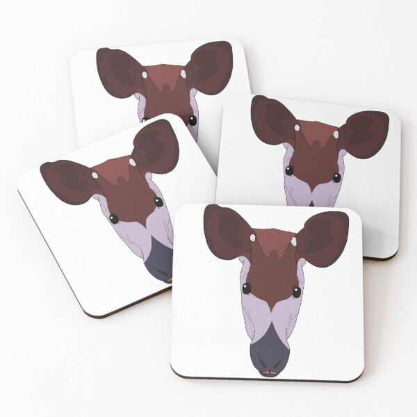 Item preview, Okapi Head designed and sold by stickerstone.