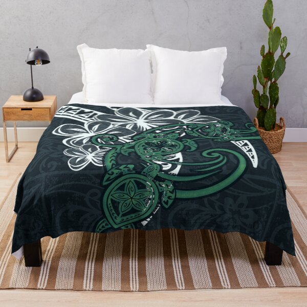 Item preview, Hawaiian Tribal Turtle Collage designed and sold by sunnthreads.