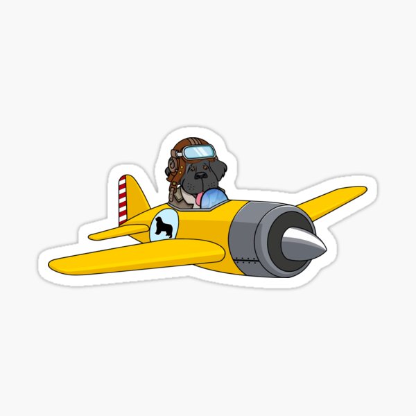 Piper J-3 Cub with Newfie Pilot Sticker