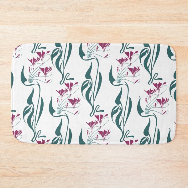Item preview, Fuchsia Nouveau (variation on white) designed and sold by implexity.
