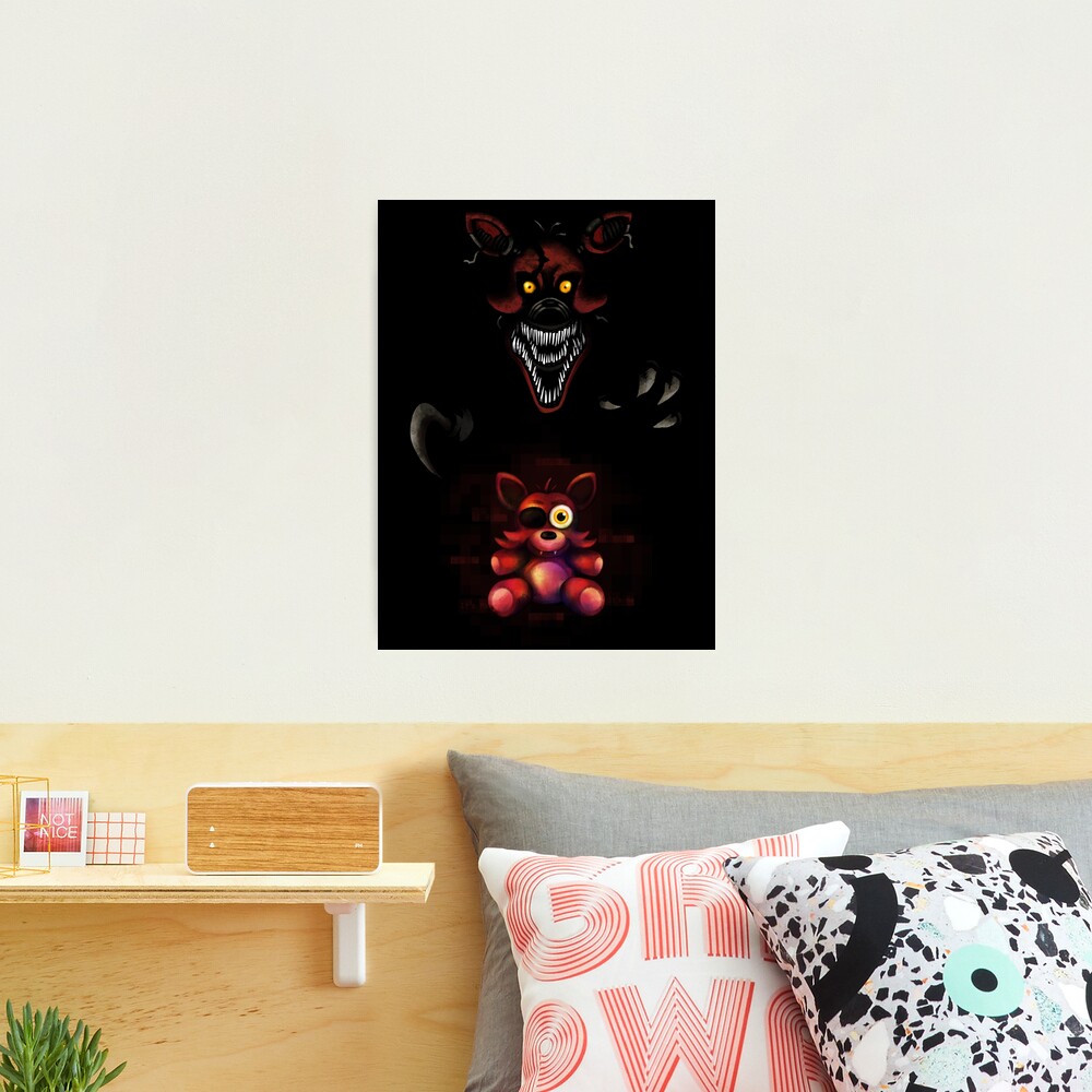 Five Nights at Freddy's - Fnaf 4 - Nightmare Foxy Plush Photographic Print  for Sale by Kaiserin