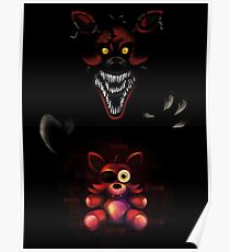 Five Nights at Freddy's - Fnaf 4 - Nightmare Foxy Plush Poster