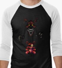 Five Nights at Freddy's - Fnaf 4 - Nightmare Foxy Plush Men's Baseball Âľ T-Shirt