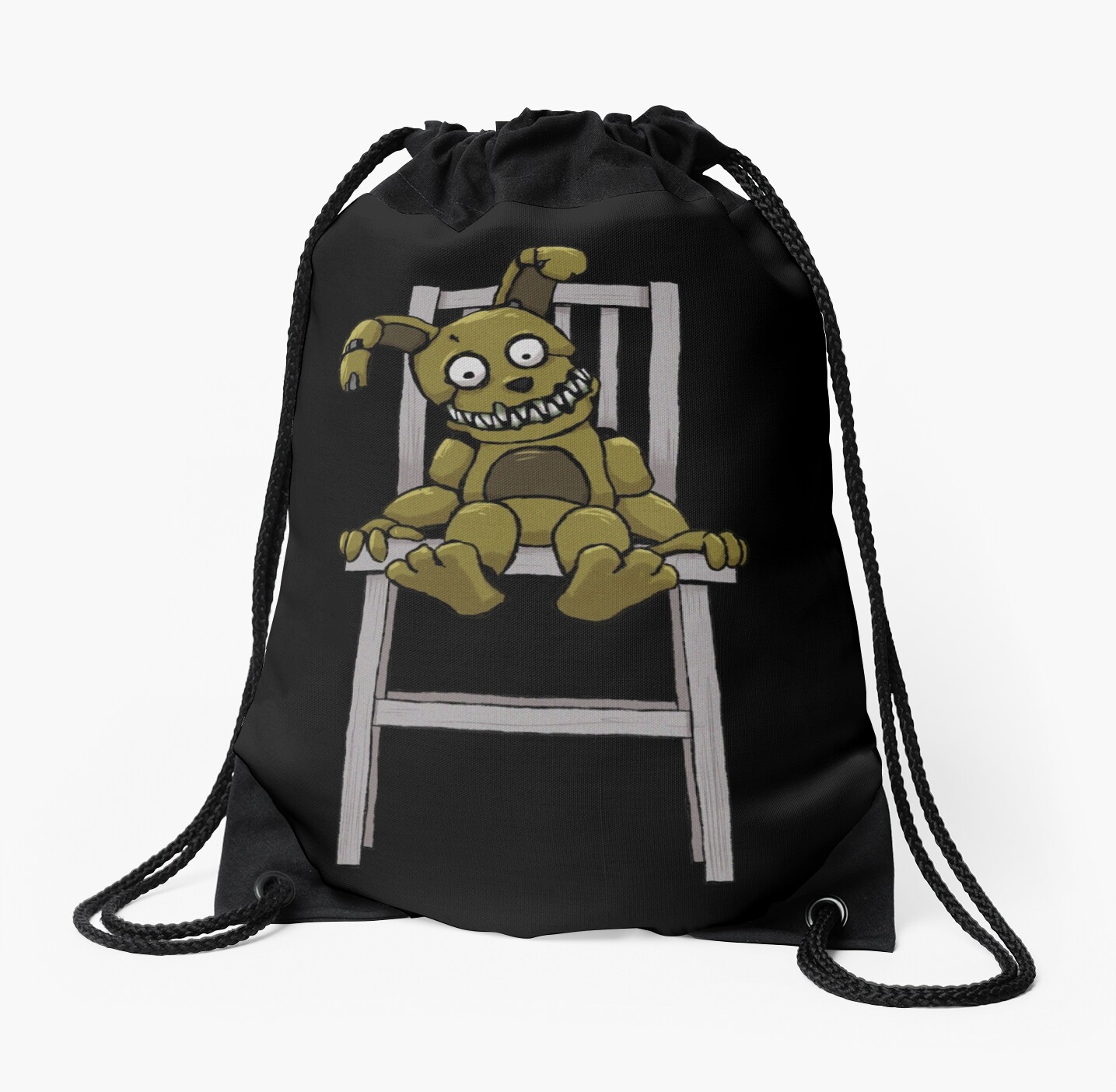 five nights at freddy s fnaf 4 plushtrap drawstring bags by