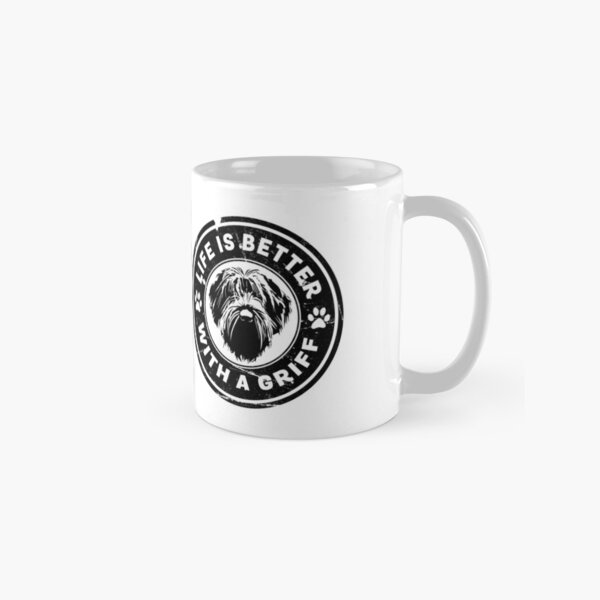 LIFE IS BETTER WITH A GRIFF BLACK Classic Mug
