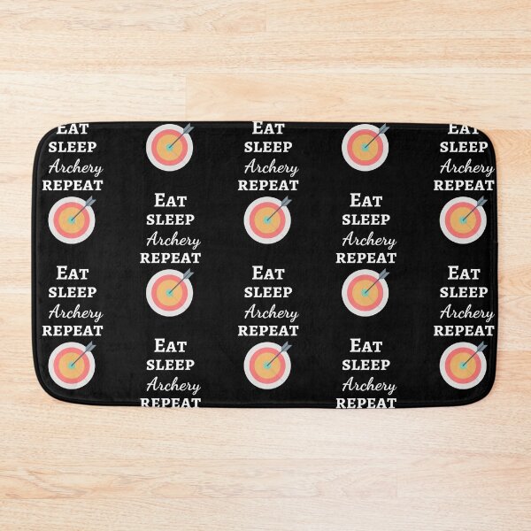 Item preview, Eat Sleep Archery Repeat designed and sold by PinkPandaPress.