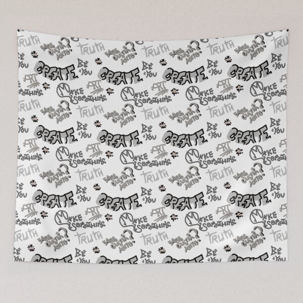 Item preview, Maker Space All-Over Graffiti designed and sold by LochNestFarm.
