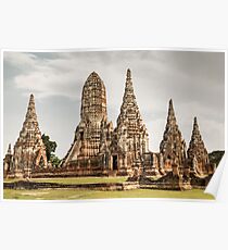 Ayutthaya temple Poster