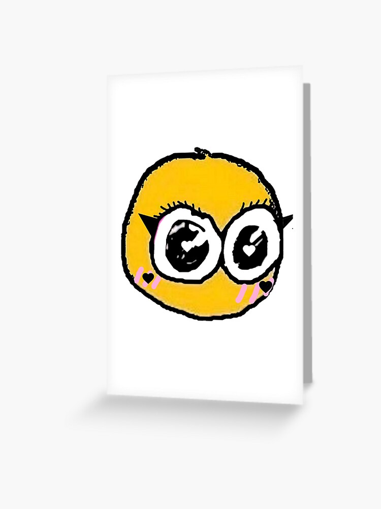 Cursed Emoji (Painted) | Greeting Card