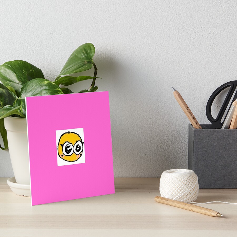 "Cursed E-girl Emoji" Art Board Print for Sale by Jendigo | Redbubble