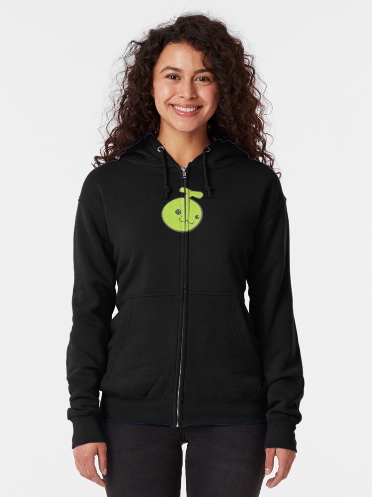 Alternate view of Rockmelon Soda Logo Zipped Hoodie