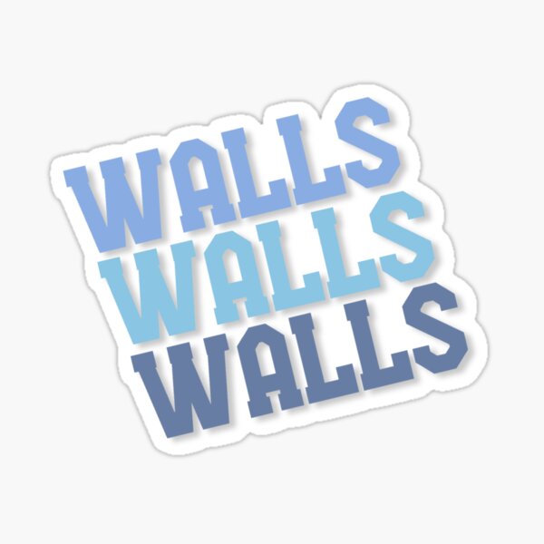 walls louis tomlinson  Sticker for Sale by kristi designs