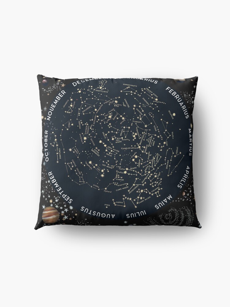 Alternate view of Come with me to see the stars Floor Pillow