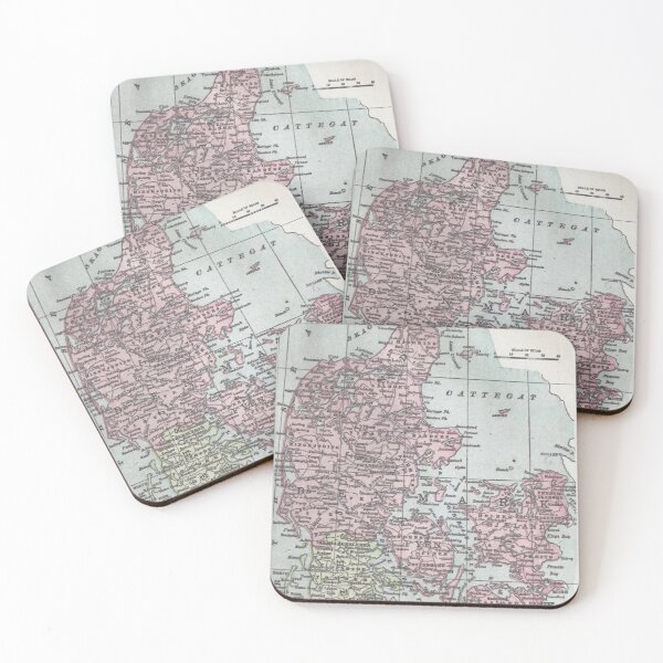 Item preview, Denmark antiquarian map 1800s designed and sold by djrunnels.