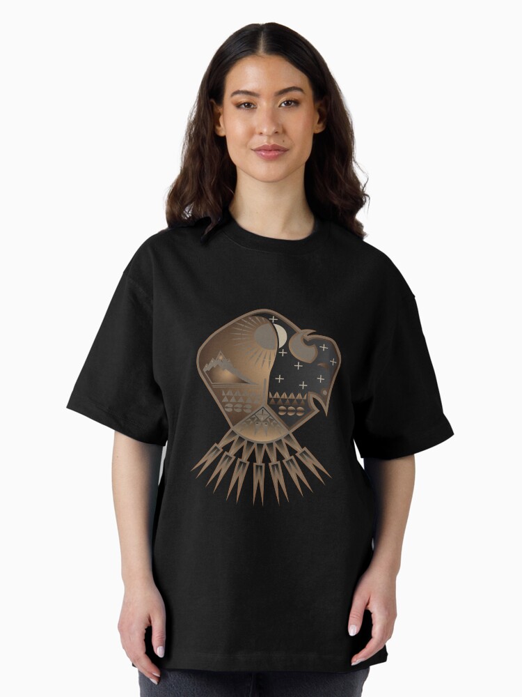 Thumbnail 2 of 7, Oversized T-Shirt, TaTanka (Buffalo) designed and sold by MelvinWarEagle.