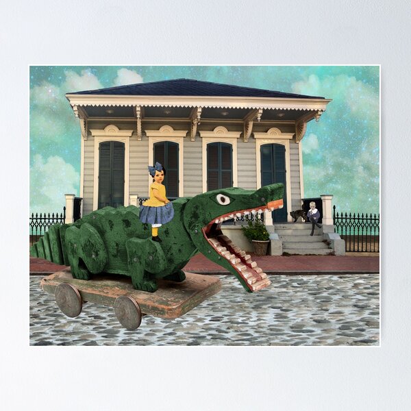 Aperçu de l'œuvre Alligator des rues créée et vendue par Loveday Funck.